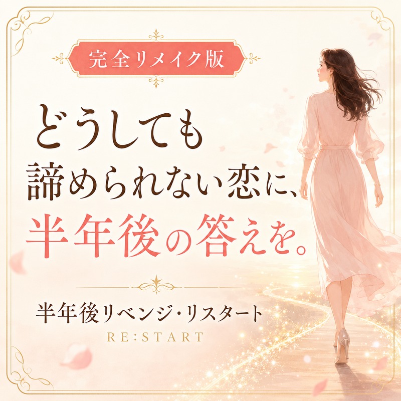 どうしても諦められない恋の最終手段。『半年後リベンジ・リスタート』
